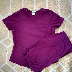 Burgundy Scrubs